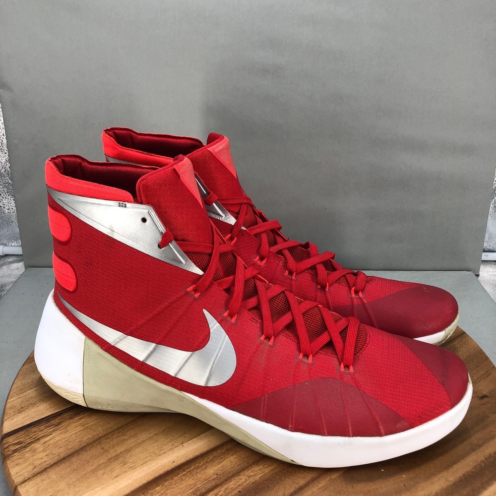 Hyperdunk 2015 TB 'University Red Metallic Silver' Basketball Shoes Mens 18